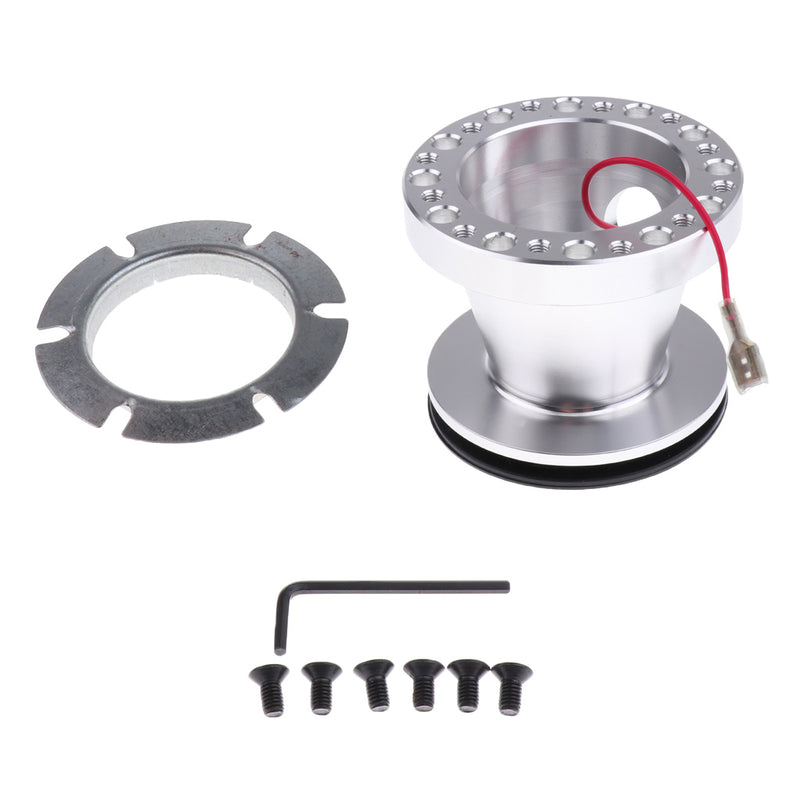 1 Set 6-Holes Steering Wheel Hub Quick Release Adaptor Screws Kit For Nissan