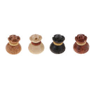 4 Piece Vintage Wooden Purse Pendant Charms Keychains Trinket for DIY Bracelet Necklace Jewelry Making Craft
