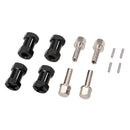 4 Pieces 12mm Wheel Hub Hex Adaptor with 20mm Extension Set for 1/10 AXIAL SCX10 RC Car Truck Rock Crawler Parts