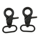 2 Pieces Bag Clasps Lobster Swivel Trigger Clips Hook for Key Ring Keychain Jewelry Findings