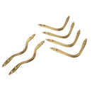 6 Pieces Solid Brass Pool Snooker Billiard Table Pocket Brackets Arrow Head