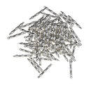 100 Pieces Alloy Tibetan Silver Straight Bar Connectors Jewelry Making Findings Charms Accessories for DIY Craft 22x3mm