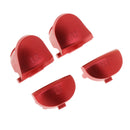 Custom Metal L1 R1 L2 R2 Mod Buttons for PS4 Replacement Controller Red