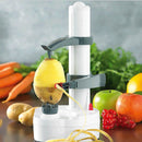 White Kitchen Electric Automatic Fruit Vegetable Quick-peel Tool