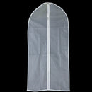 Waterproof Zippered Design Dustproof Protective Garment Bag Clear Clear 137cmx60cm