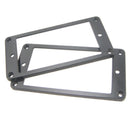 2pcs Plastic Humbucker Flat Pickup Mounting Ring Frames for Electric Guitar