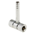 Universal T-Shape Dual Head Tire Air Chuck Inflator 45mm for Motorcycle Car Bike Tyre