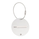 Travel Luggage Suitcase Baggage Safety Name Label Luggage Tag Travel Accessory Gift Silver