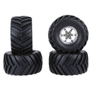 4 Pieces Monster Truck Climbing Bigfoot Car Rubber Tyre Tires for Kyosho HSP 1:10 Car