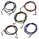 5pcs Mixed Color Ethnic Sunglasses Neck Cord Eyeglasses String Chain Holder