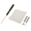 USB Charger Port Cover Flap Dust Plug + Holder + Screw + Screwdriver + Cleaning Cloth