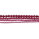 Faceted Ruby Jade Round Gemstone Loose Beads Strand For Jewelry Bangle Bracelet Making 15 Inch/ Strand 8mm