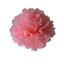15Inch Tissue Paper Pom Pom Flower Ball Wedding Party Birthday Supplies Hanging Decor Pink