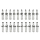 Set of 20 Pcs Archery Pin Nock Adapter for 4.2 mm Arrow Shaft - Silver