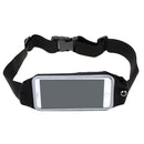 Sport Zipper Waist Bag Running Jogging Belt Pouch Black