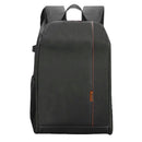 Waterproof DSLR Camera Backpack Shoulder Bag For Canon Nikon w/ Rain Cover Shockproof Orange