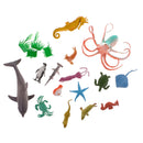 1 Set Plastic Ocean World Creatures Marine Animals Tree Models Figurine Action Figures Children Toy Playset Gift Collectibles
