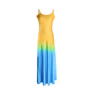 Women Fashionable Casual Polyester Maxi Dress Summer Party Beach Cocktail Accessories S