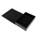 Fashionable Magnetic Design 4 Slot Eyeglasses Sunglasses Glasses Jewelry Storage Holder Display Case Box for Home Shop Use Black