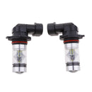 2 Pieces H10 100W Car Fog Driving Light LED Bulbs High Power White