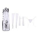 1/6 Scale Women White Cheongsam Dress Clothes Fit 12inches Female Action Figure Body