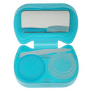 Portable Cute Plastic Cat Design Contact Lens Holder Case Organiser Box Travel Accessories Blue
