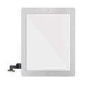 Touch Screen Digitizer Assembly w/ Home Button Adhesive for iPad 2 White