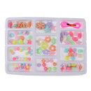 Kids Colorful Acrylic Beads for DIY Pendant Ring Bracelet Necklace Making Accessories Art Handcrafts Play Fun Toy