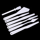 7 Pieces/Set Plastic Artist Palette Cutters Set for Artist Painting Shaping Tool