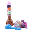 Set of Different Flavor Ice Cream Cakes Chocolate Cone Scoop Kids Play Toy Gift