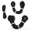 Outdoor Rock Climbing Hiking Caving Professional Survival Durable Safety Rope Auxiliary Rope Length 30M Black