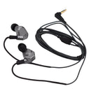 KZ Earphones , In Ear Noise Isolating Sweatproof Sport Headphones Earbuds Earhook Wired Earphones for Running Jogging GymGray