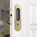Stainless Steel Invisible Sliding Wood Barn Door Lock Invisible Door Lock Door Latch Indoor Lock