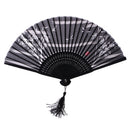 Fashionable Bamboo Foldable Chinese Handheld Fan Women Girls Prom Wedding Party Decor Accessory