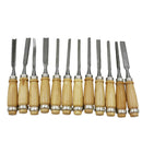 Set of 12Pieces Hand Wood Carving Chisels Cutter For Sculpture Woodcut DIY Tool