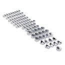 Chrome ABS Plastic Bolt Toppers Caps Kit For Harley Twin Cam Road King/FLH