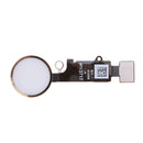 Replacement Home Menu Button for iPhone 8 / 8 Plus with Flex Cable Touch ID Sensor Main Key Assembly, Gold