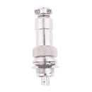 GX12 4Pins Male And Female Metal Aviation Plug Panel Socket Connector