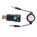 USB Bluetooth Stereo Audio Music Wireless Receiver Adaptor For Car Vehicle Home Speaker