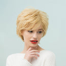 Women's Ladies Hair Wig Stylish Short Fluffy Curly Blonde Lady Full Wig New