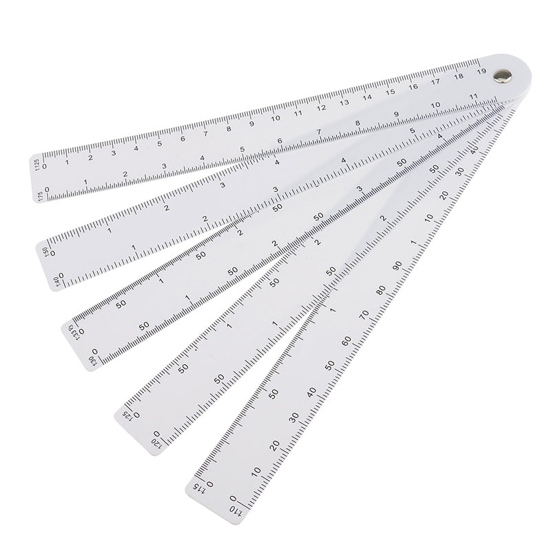 1 Set Architect Engineering Sector Scale Ruler 10 Scales Multi Ratio Ruler Measure Rulers