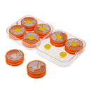 8pcs Round Reels Bobbins Spools Hook Line Rig Trace Storage Fishing Tackle