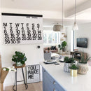 2018 Nordic Style Calendar Home Hanging Decoration White Pages Black Numbers