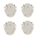 4 Pieces Car Stepper Motor Instrument Gauges Cluster Fits for Nissan Tiida Livina