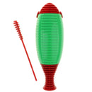 Plastic Fish-Shaped Guiro Hand Percussion For Kids Developmental Musical Instrument Toys Â–Green