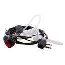LED Headset Earphone Earpiece Acoustic Tube Mic for 2-pin Talkabout Radio Intercom