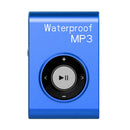Premium Mp3 Music Player Waterproof FM Radio 4GB with Clip and Earphone for MP4 OGG ACELP Blue