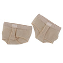 Footful Toe-Separating Ballet Dance Paws Pad Foot Thongs Toe Undies Half Lyrical Shoes XL