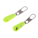 2pcs Fishing Line to Hook Swivels Shank Clip Connector Fish Float Stopper Fishing Accessories Yellow