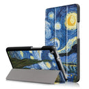 Blue Stars Thin Folio Stand Leather Case for Huawei Mediapad M3 Lite 8